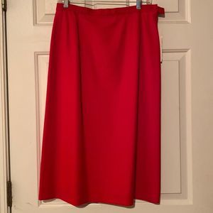 Pendleton skirt. Red. Size 12. NWT